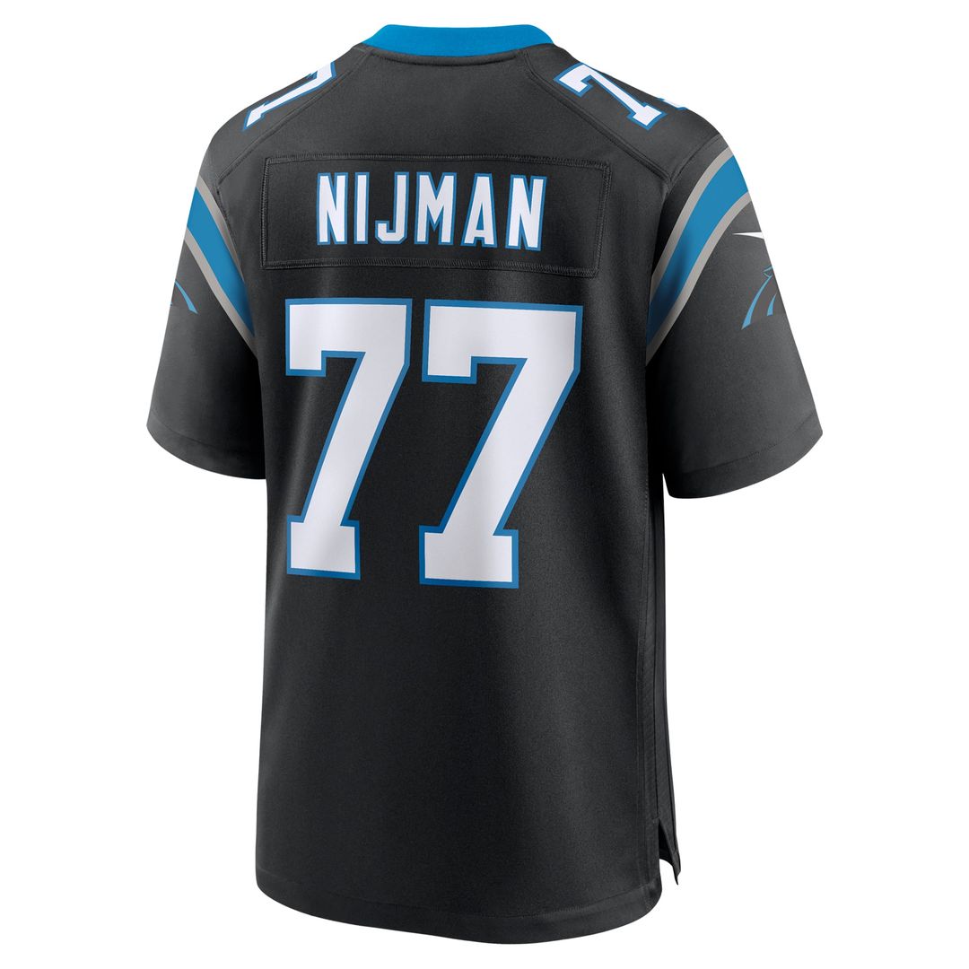 Carolina Panthers Yosh Nijman Nike Black Game Jersey product image 3