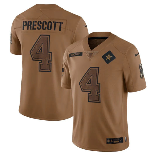 Dak Prescott Dallas Cowboys Official NFL Nike military salute to service Jersey product image 1, provided for visual