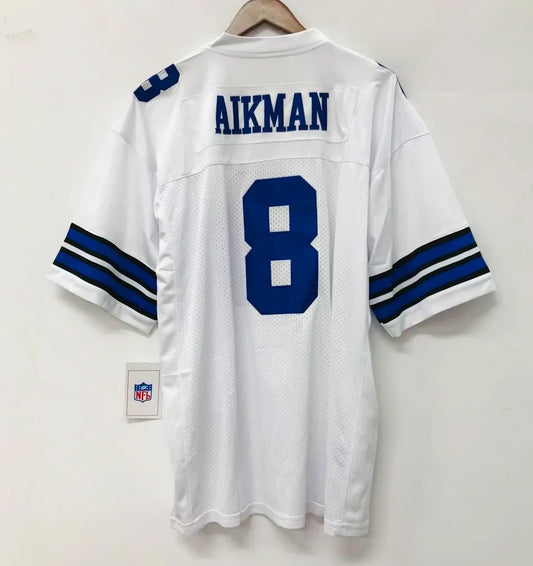 Troy Aikman 1992 Dallas Cowboys Official NFL Jersey Mitchell & Ness product image 1, provided for visual reference and