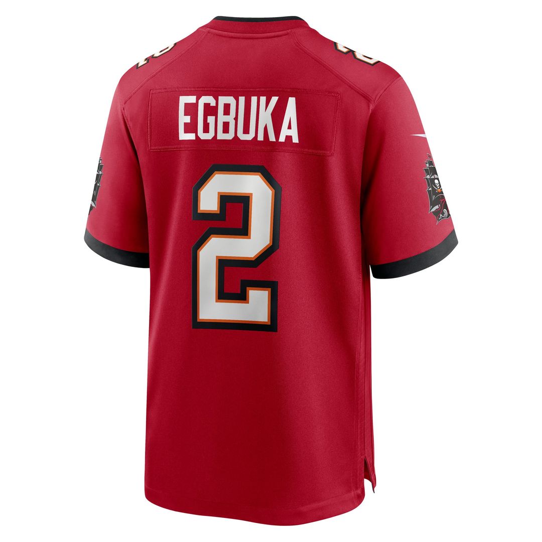 Tampa Bay Buccaneers Emeka Egbuka Nike Red Game Jersey product image 3
