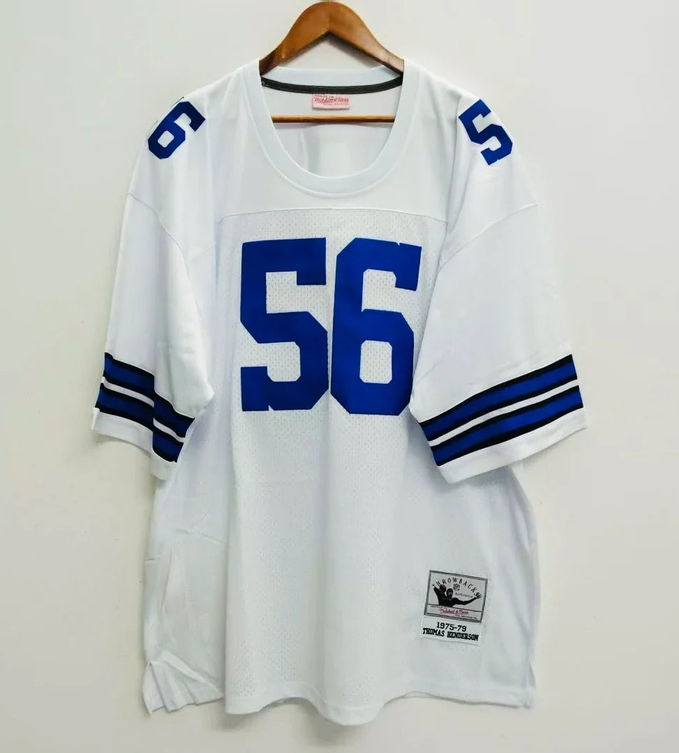 Thomas Hollywood Henderson Dallas Cowboys Official NFL Custom Mitchell & Ness Jersey white product image 2, provided for