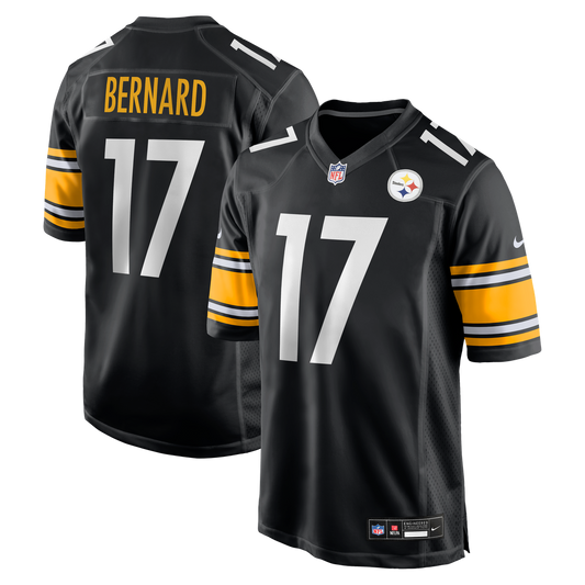 Pittsburgh Steelers Germie Bernard Nike Black Game Jersey product image 1