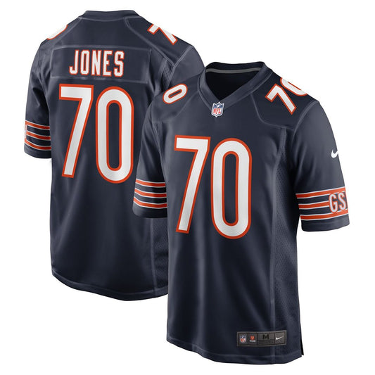 Chicago Bears Braxton Jones Nike Navy Game Jersey product image 1