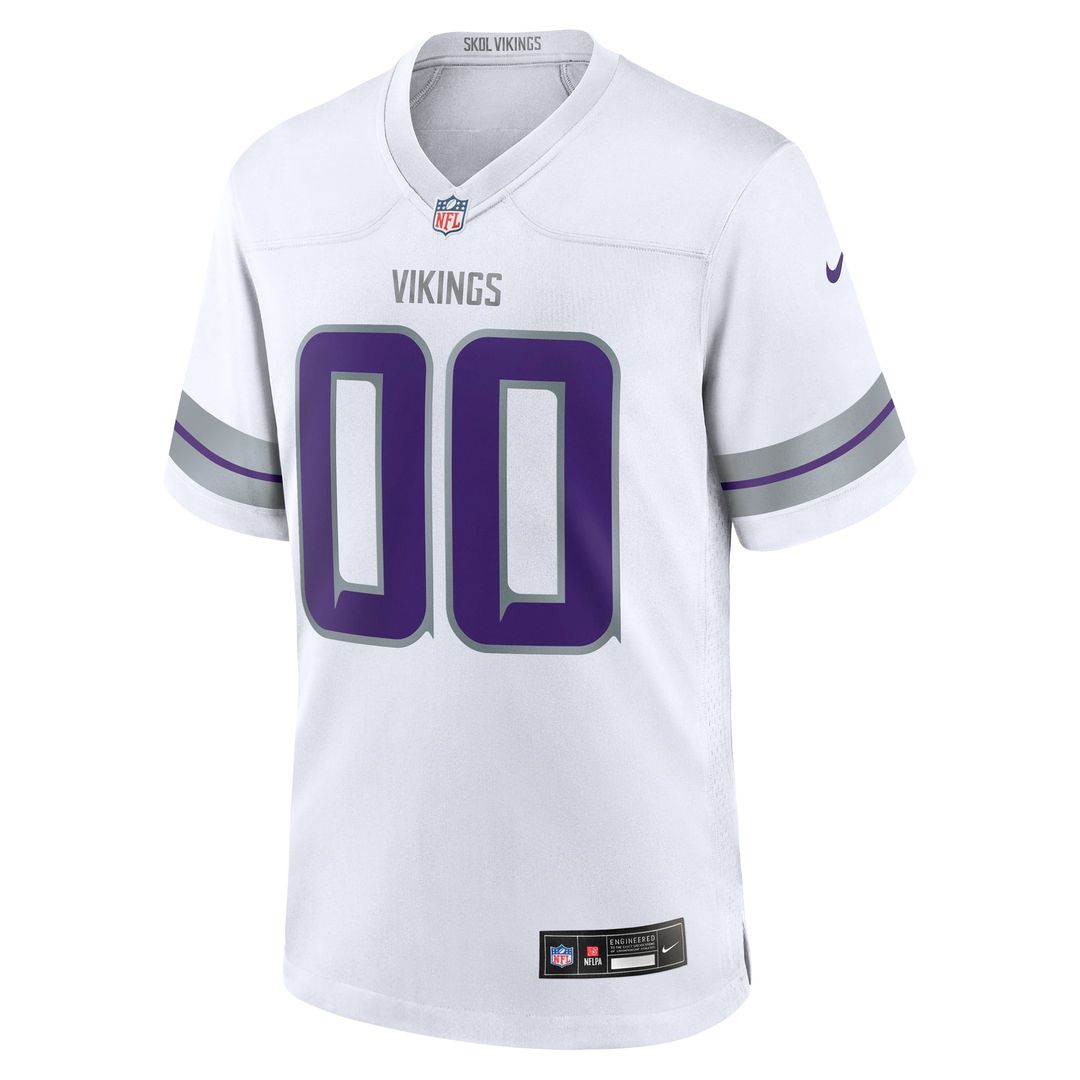 Minnesota Vikings Nike White Alternate Custom Jersey product image 5
