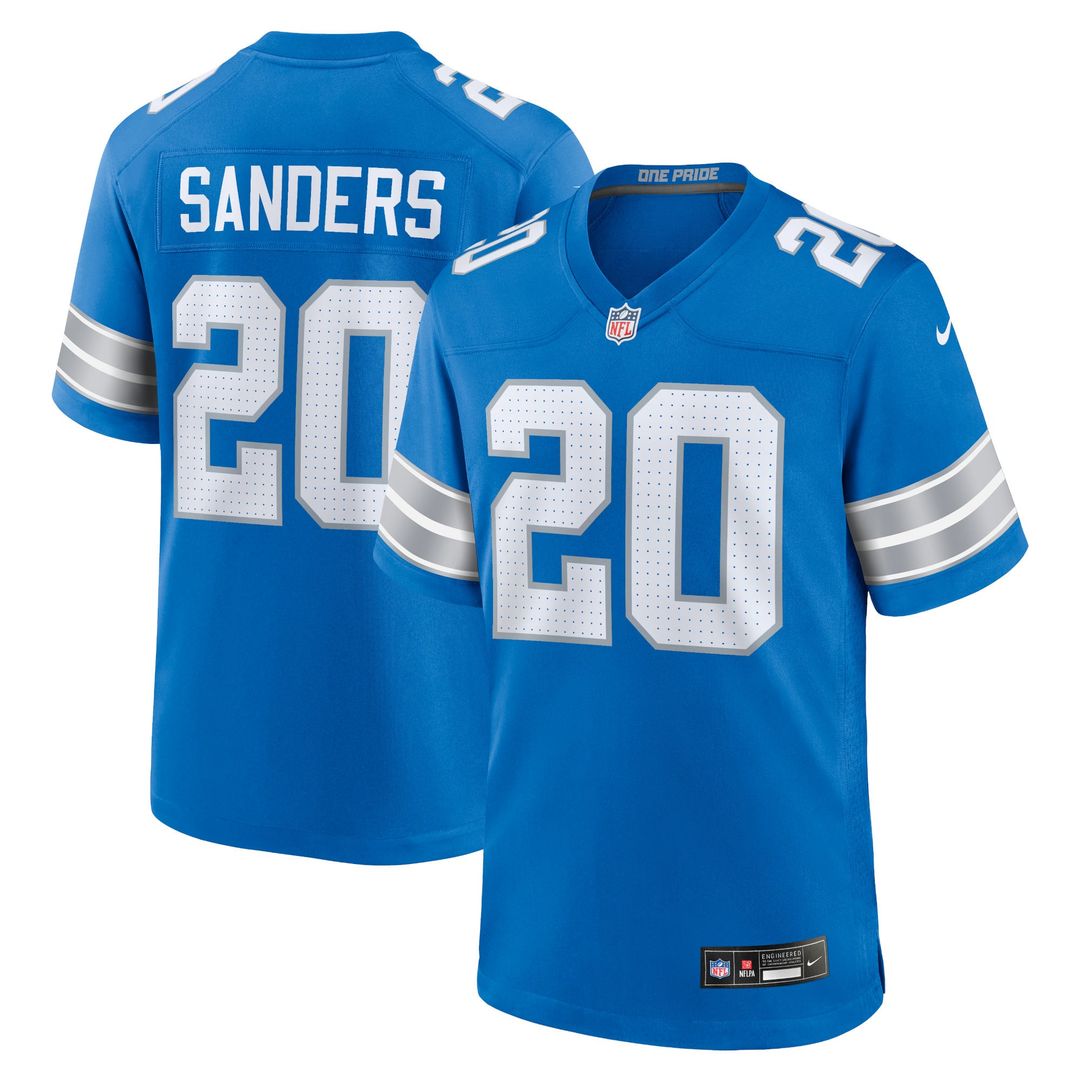 Detroit Lions Barry Sanders Nike Blue Retired Game Jersey product image 9