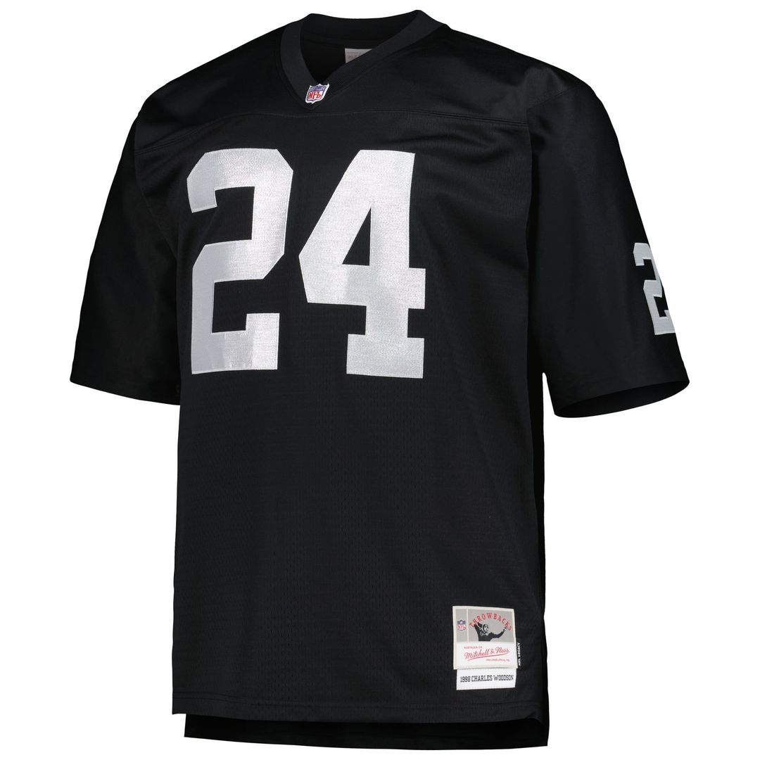 Las Vegas Raiders Charles Woodson Mitchell & Ness Black Big product image 2