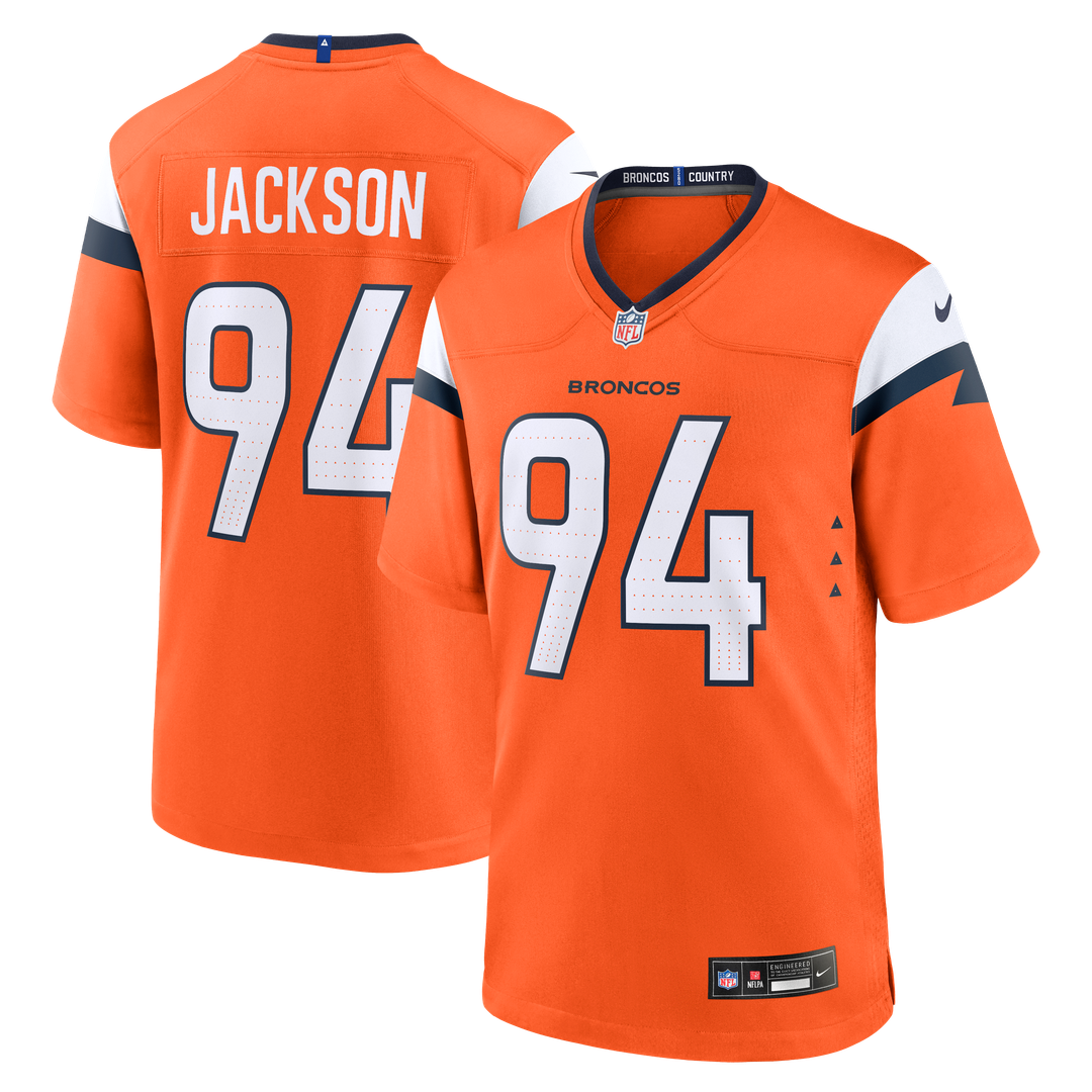 Denver Broncos Jordan Jackson Nike Orange Game Jersey product image 1