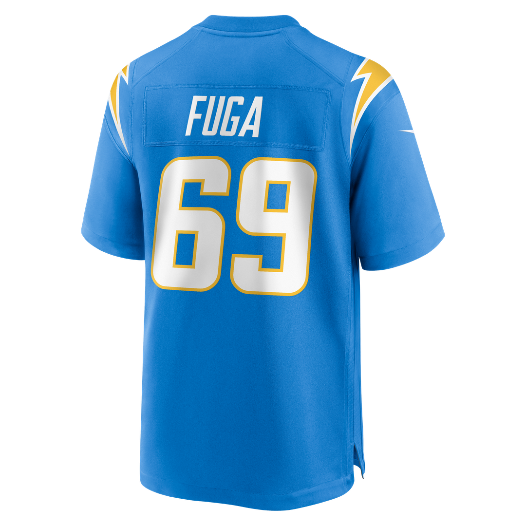 Los Angeles Chargers Josh Fuga Nike Powder Blue Game Jersey product image 3