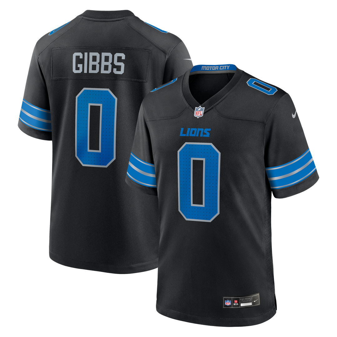 Detroit Lions Jahmyr Gibbs Nike Blue Game Jersey product image 14