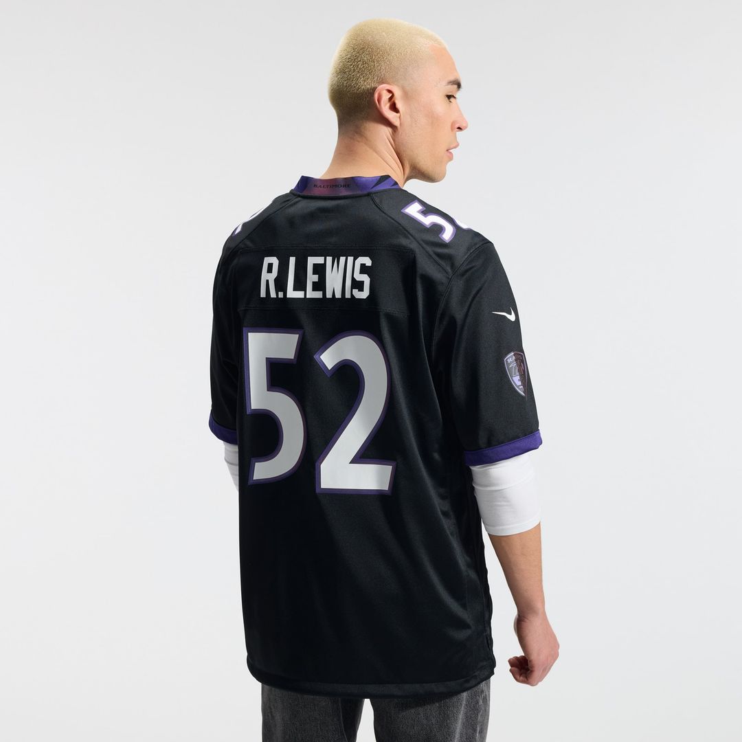 Baltimore Ravens Ray Lewis Nike Black Alternate Retired product image 3