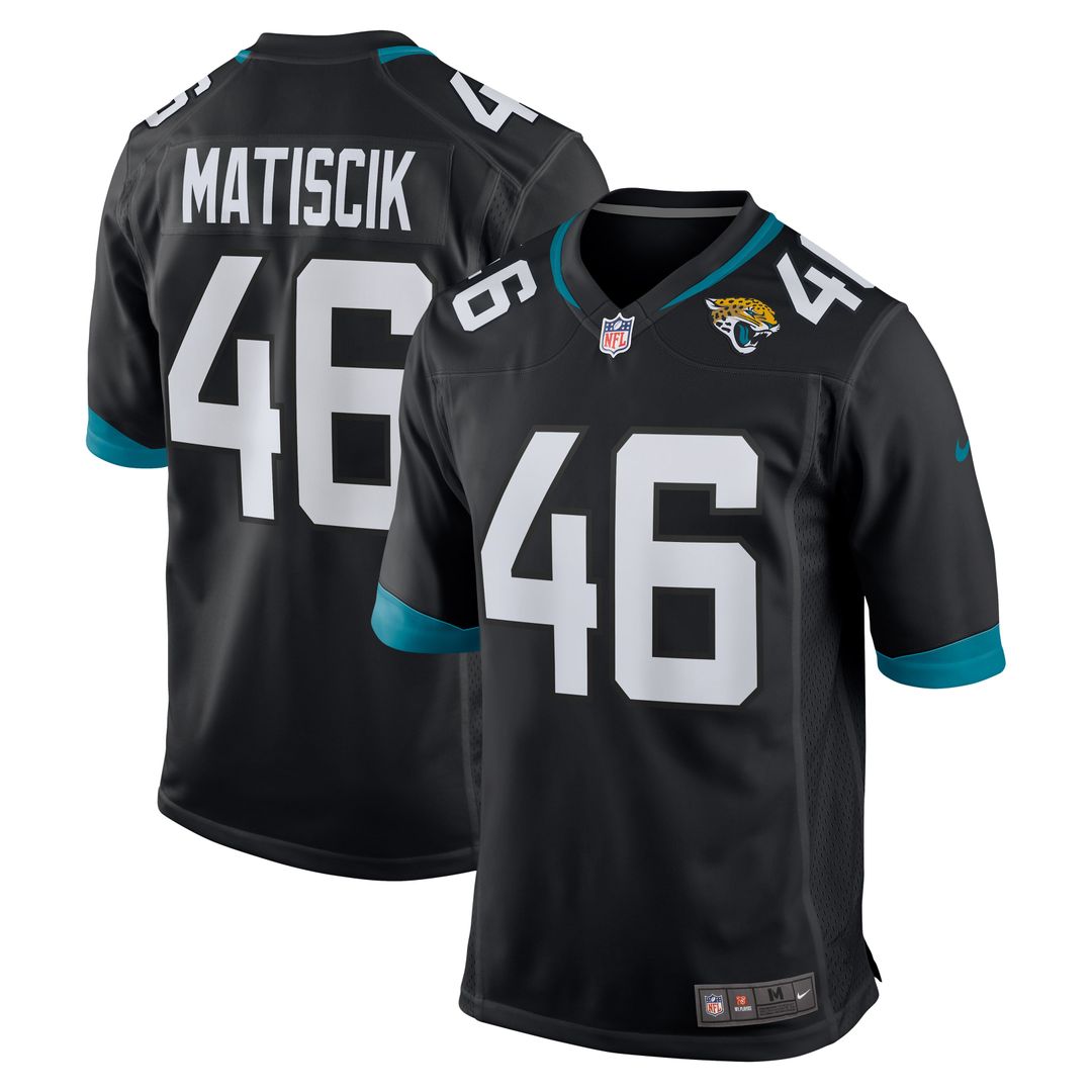 Jacksonville Jaguars Ross Matiscik Nike Teal Game Jersey product image 17