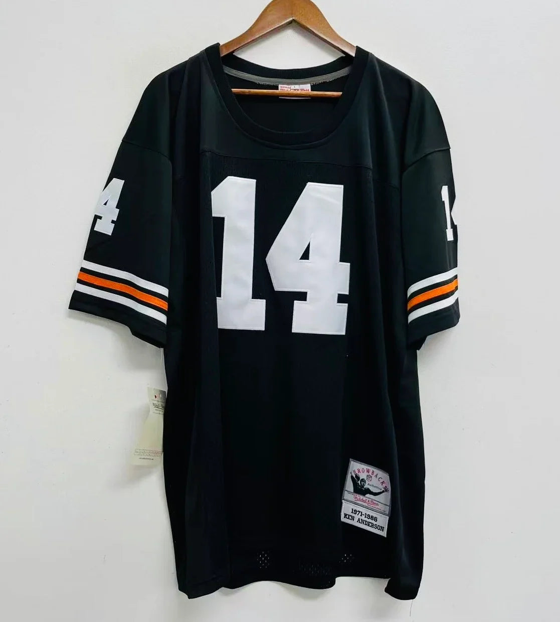 Ken Anderson Cincinnati Bengals Official NFL Mitchell & Ness Jersey product image 2, provided for visual reference and