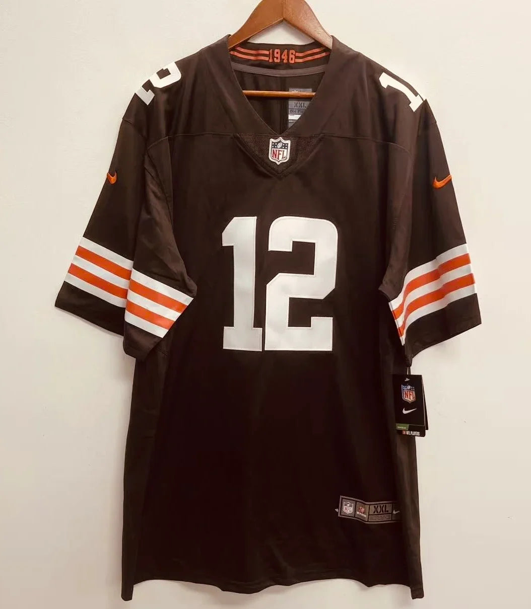 Shedeur Sanders Cleveland Browns Official NFL NIKE Jersey BROWN product image 2, provided for visual reference and product