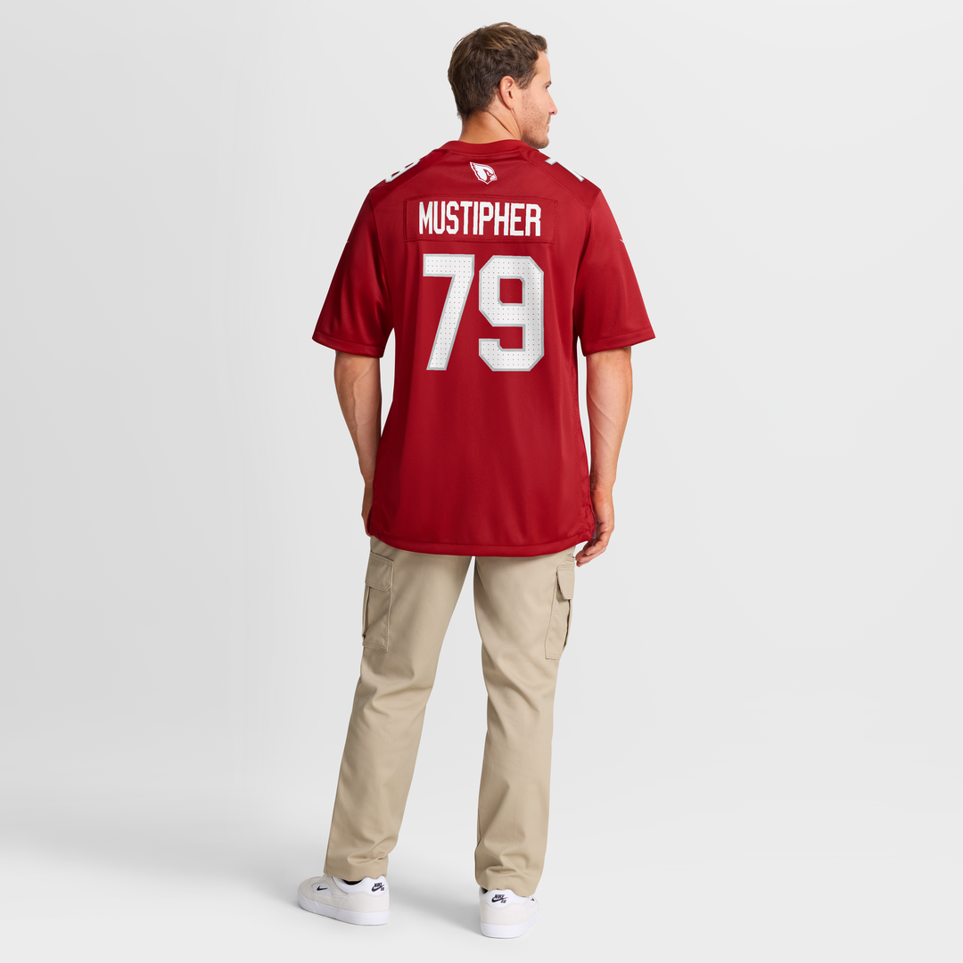 Arizona Cardinals PJ Mustipher Nike Cardinal Game Jersey product image 8