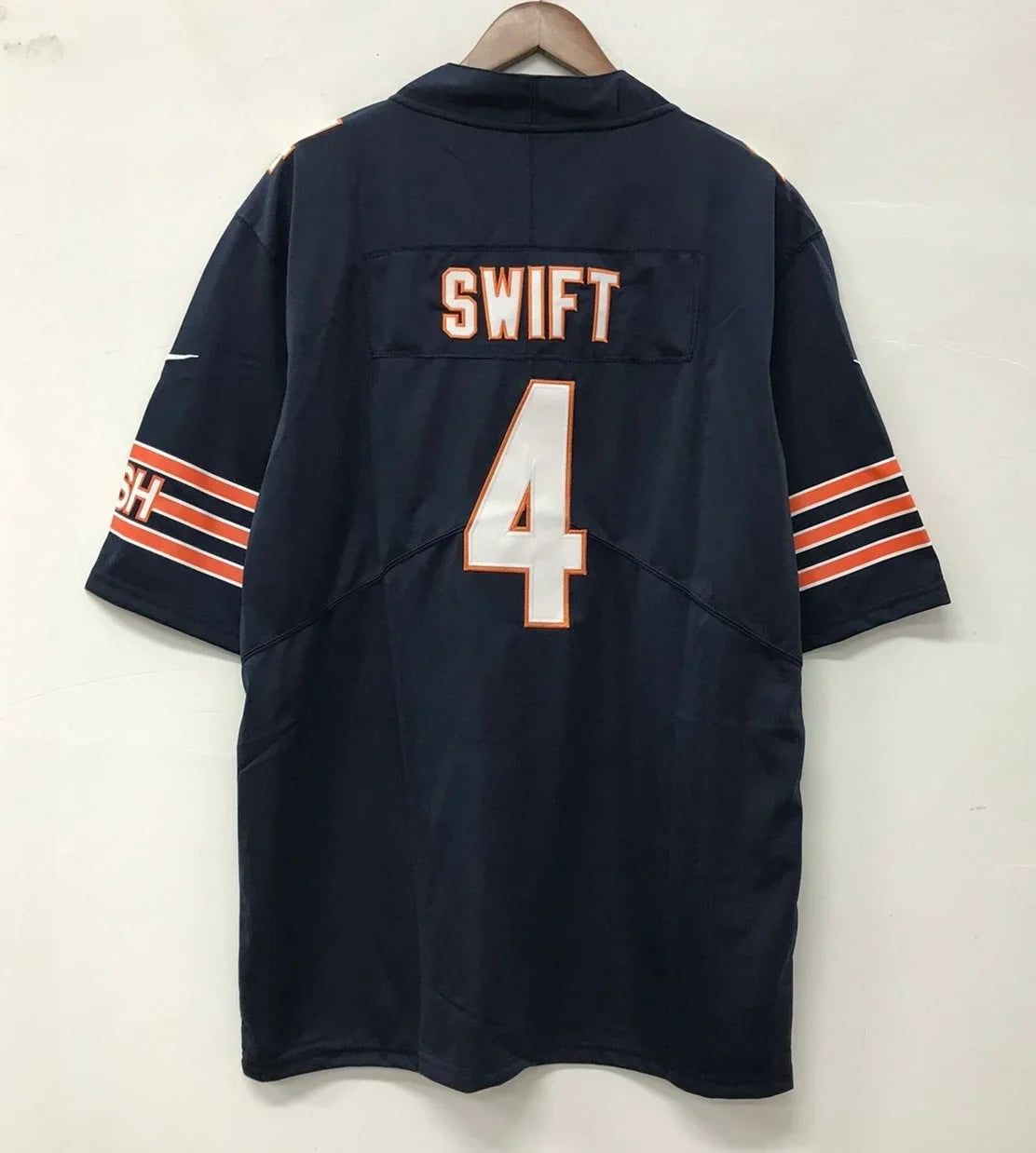 D’Andre Swift Chicago Bears official NFL Nike Jersey product image 1, provided for visual reference and product detail review