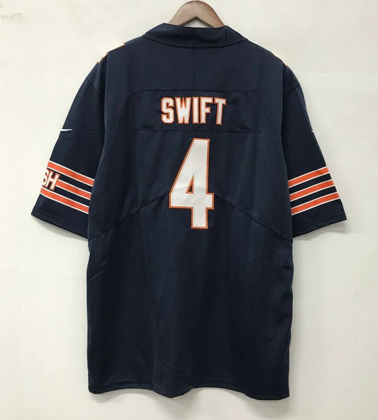 D’Andre Swift Chicago Bears official NFL Nike Jersey product image 1, provided for visual reference and product detail review
