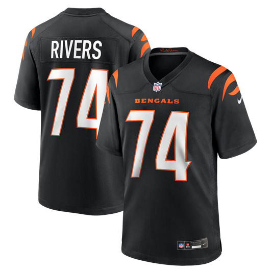 Cincinnati Bengals Jalen Rivers Nike Black Game Jersey product image 1