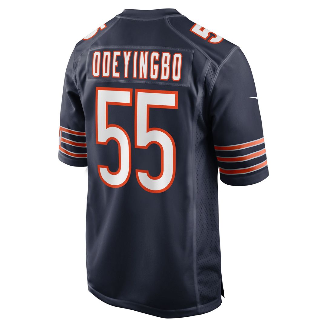 Chicago Bears Dayo Odeyingbo Nike Navy Game Jersey product image 3