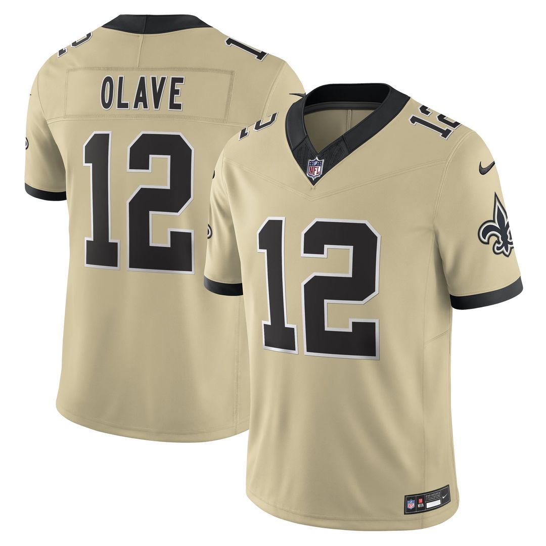 New Orleans Saints Chris Olave Nike Gold Alternate Gameday product image 1