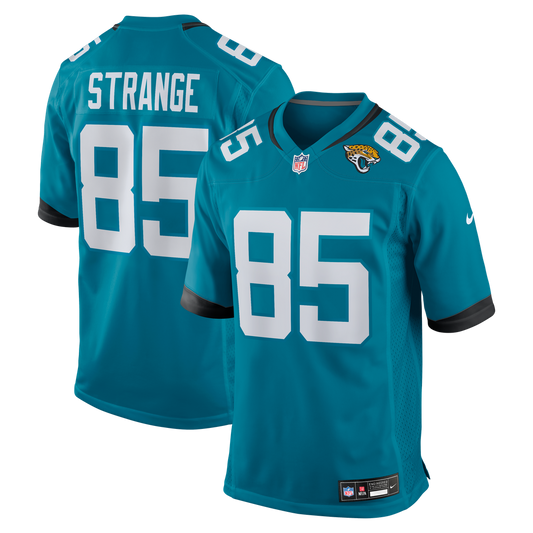 Jacksonville Jaguars Brenton Strange Nike Teal Game Jersey product image 1