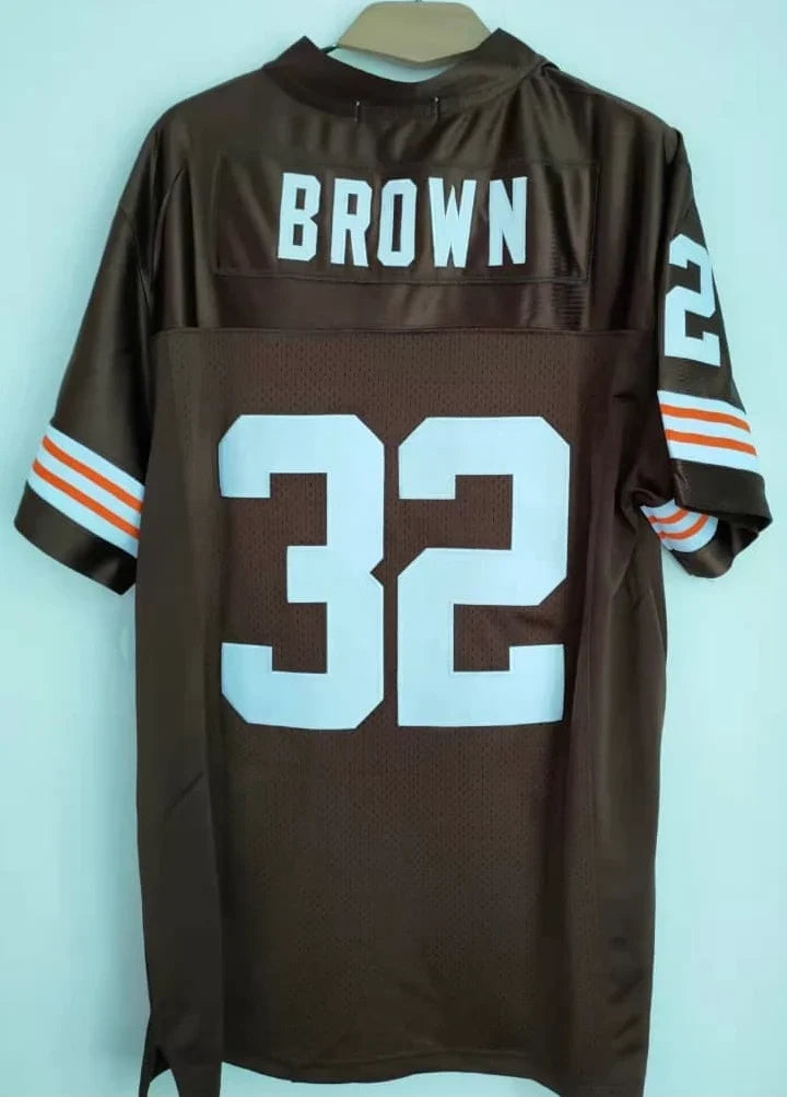 Jim Brown Cleveland Browns Classic Authentics Jersey product image 1, provided for visual reference and product detail review