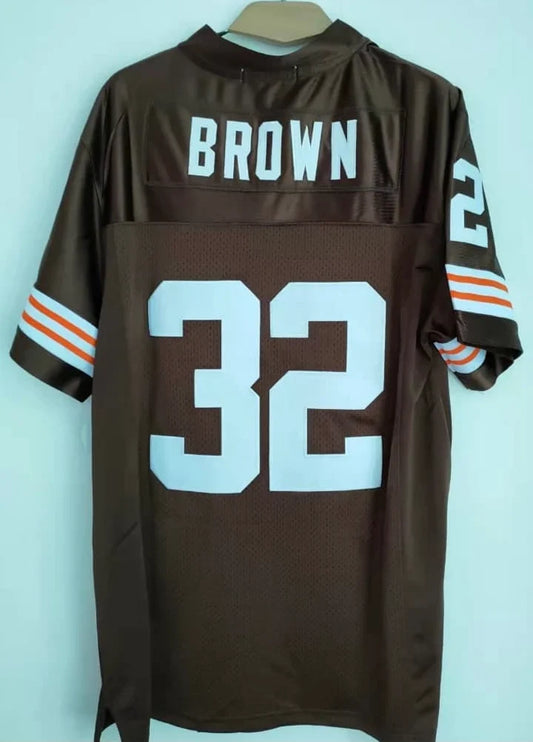 Jim Brown Cleveland Browns Classic Authentics Jersey product image 1, provided for visual reference and product detail review
