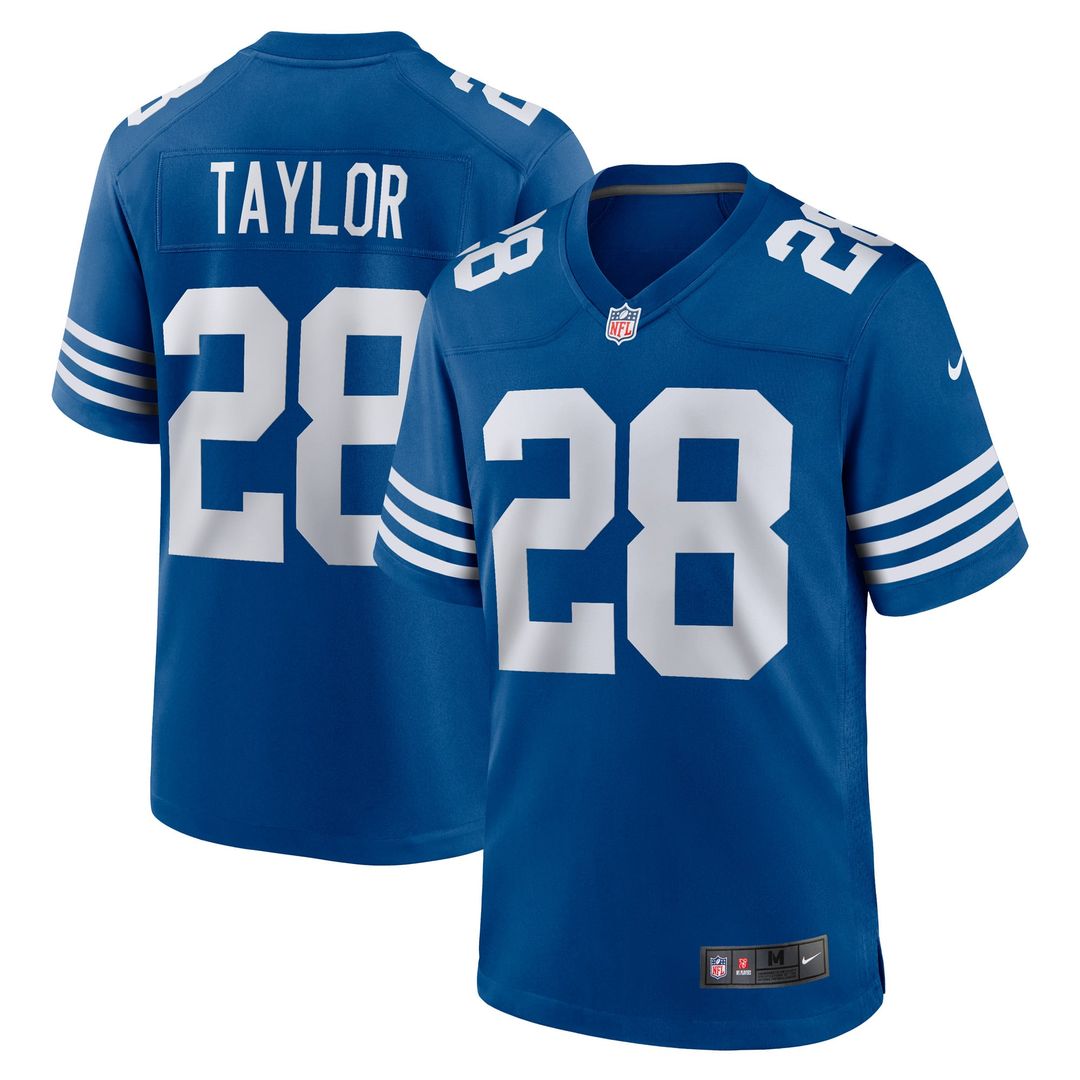 Indianapolis Colts Jonathan Taylor Nike White Game Jersey product image 7