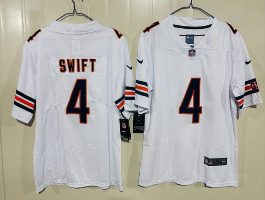D’Andre Swift Chicago Bears YOUTH KIDS Official NFL Nike Jersey White product image 1, provided for visual reference and