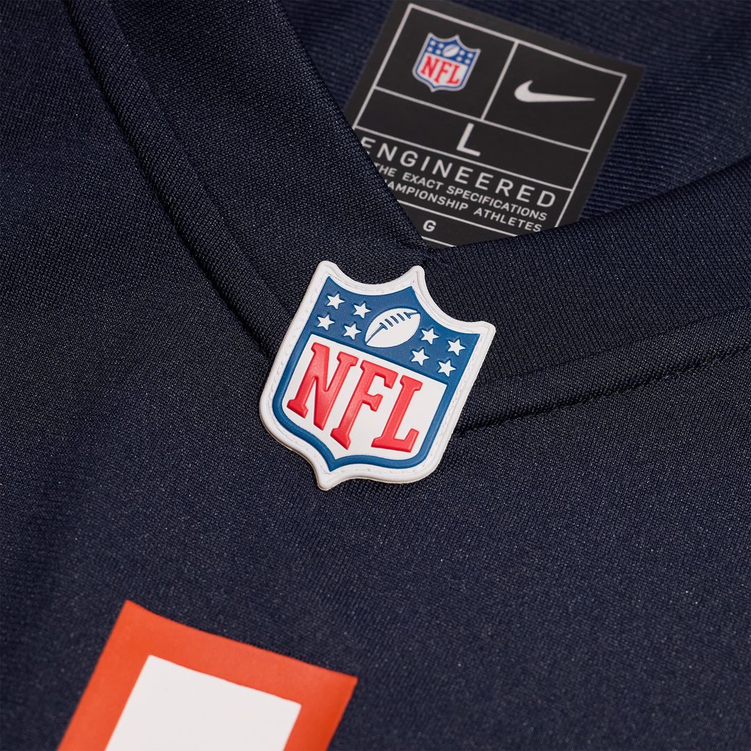 Chicago Bears Kyle Monangai Nike Navy Game Jersey product image 4