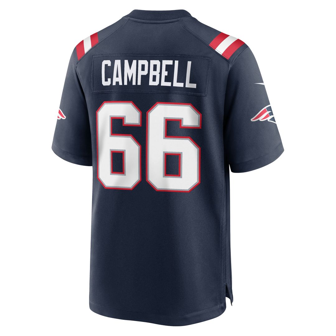 New England Patriots Will Campbell Nike Navy Game Jersey product image 5