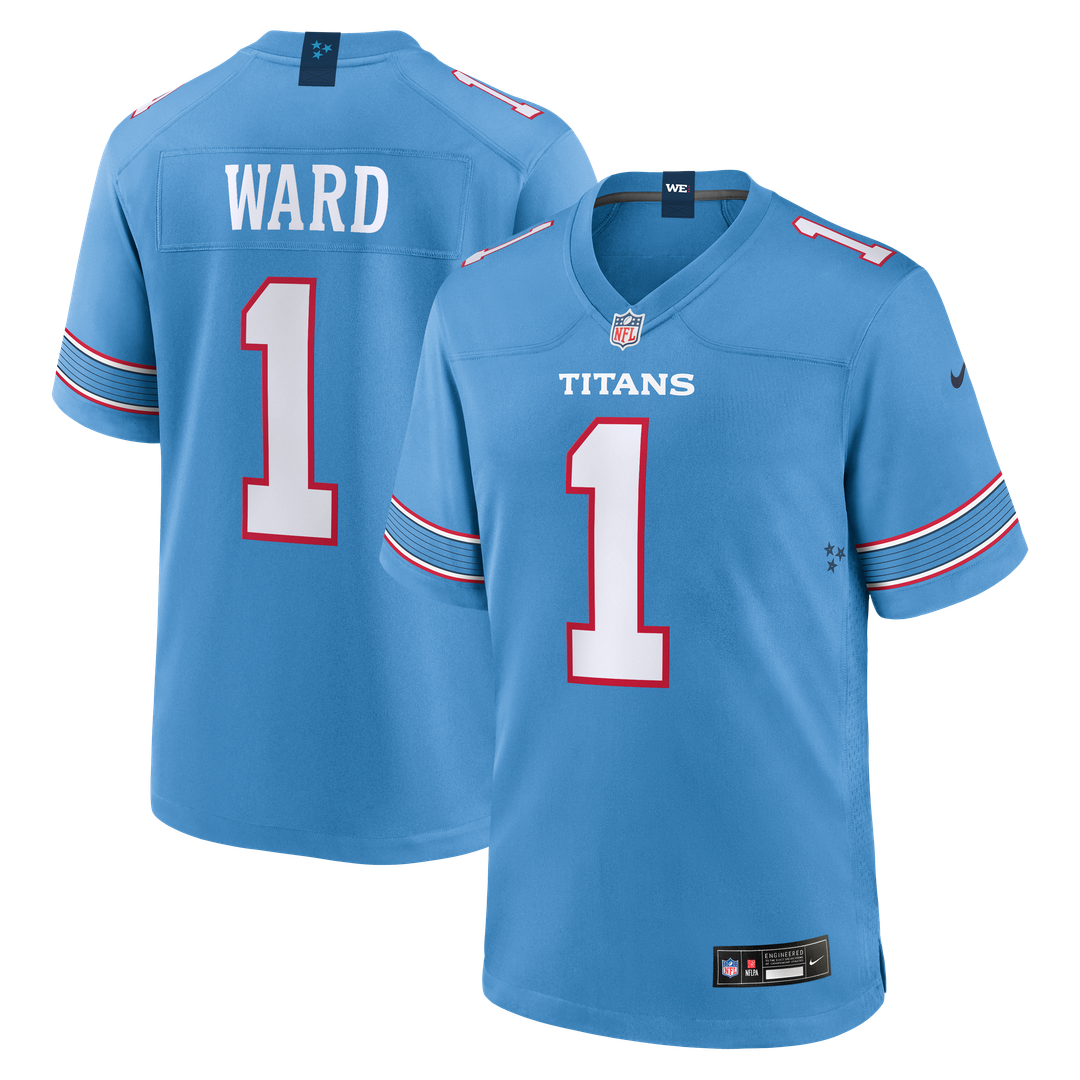 Tennessee Titans Cameron Ward Nike Light Blue Game Jersey product image 14