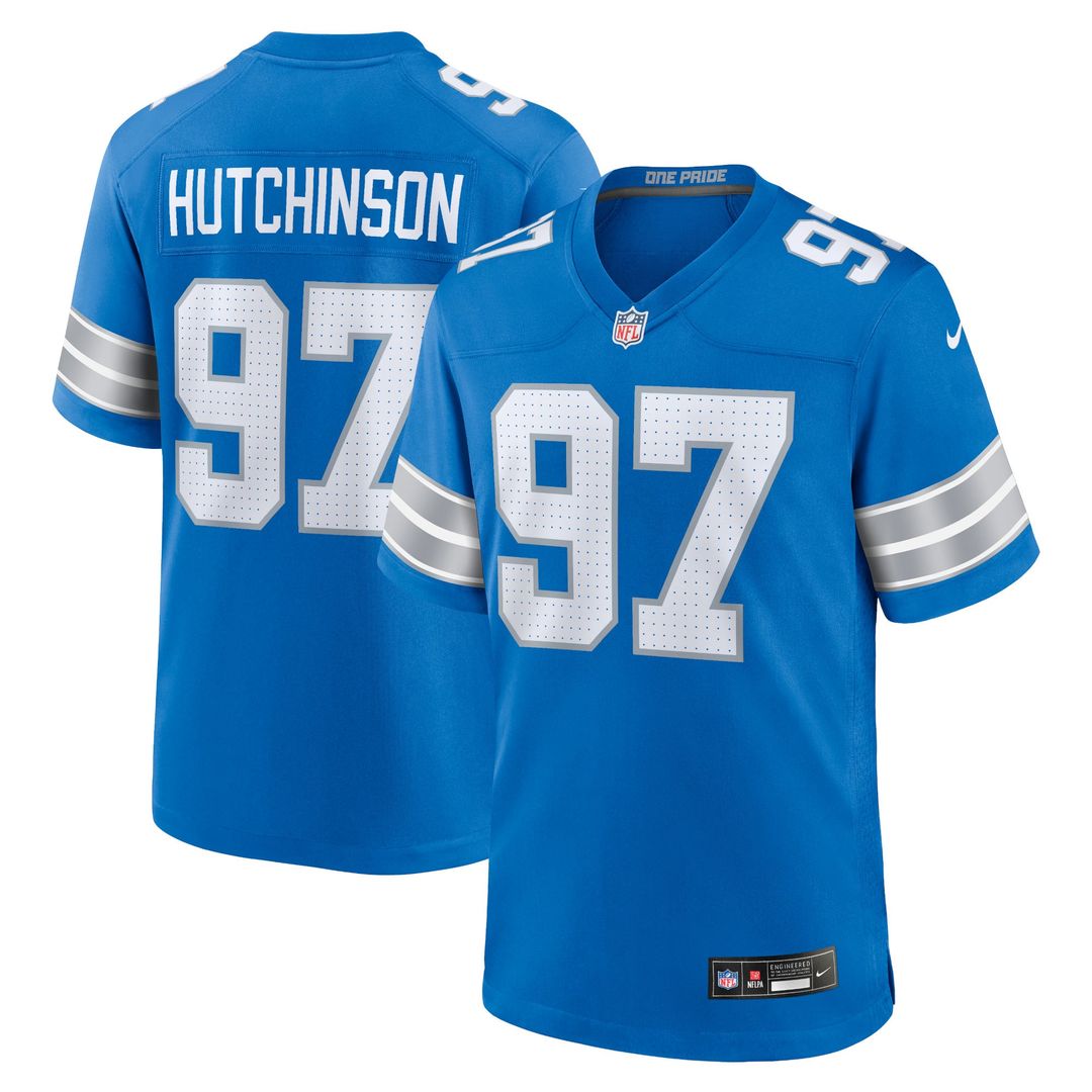 Detroit Lions Aidan Hutchinson Nike Black 2nd Alternate product image 13
