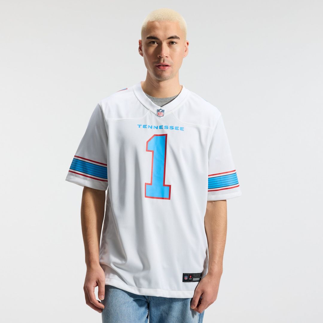 Tennessee Titans Cameron Ward Nike Light Blue Game Jersey product image 28