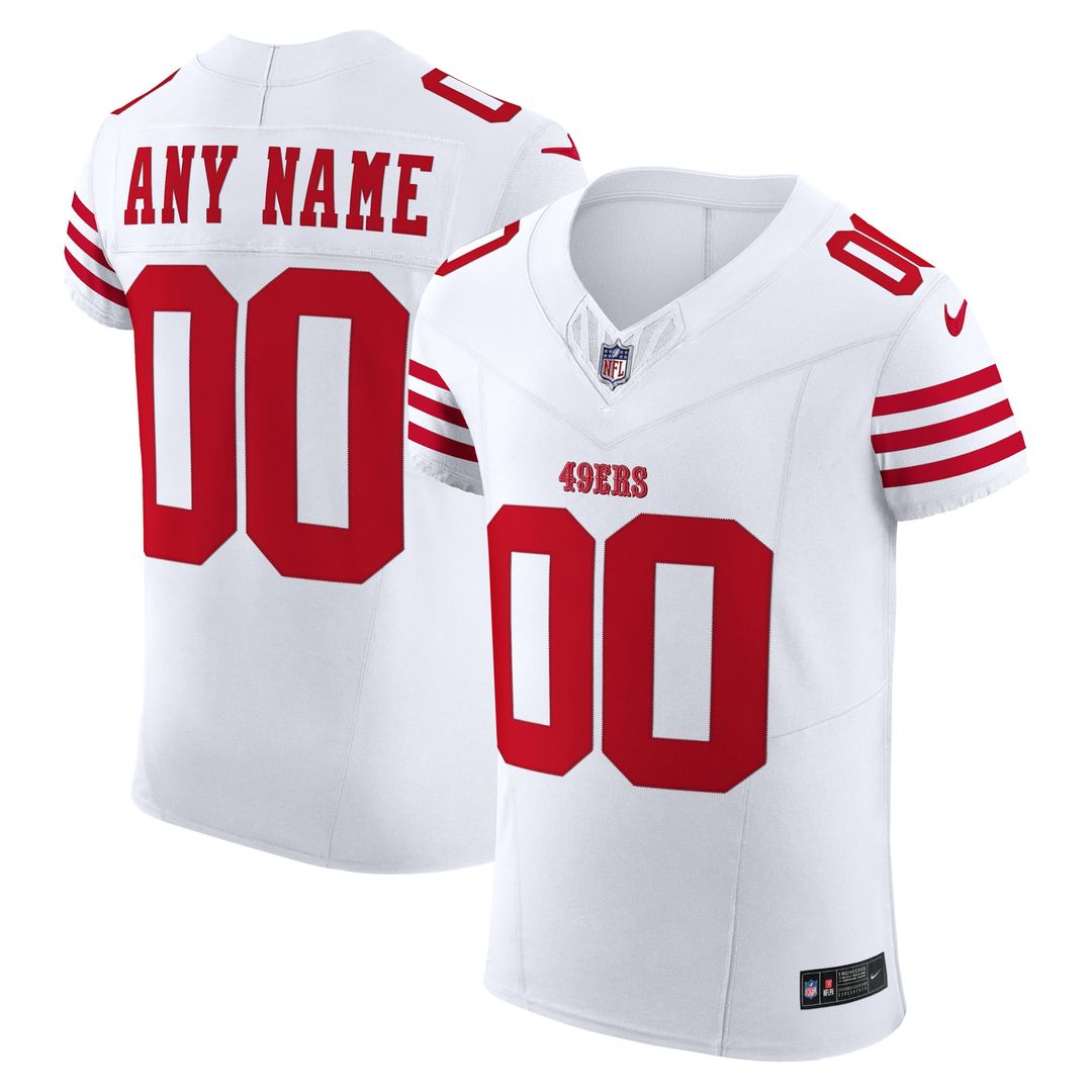 San Francisco 49ers Nike White Vapor FUSE Elite Custom product image 1
