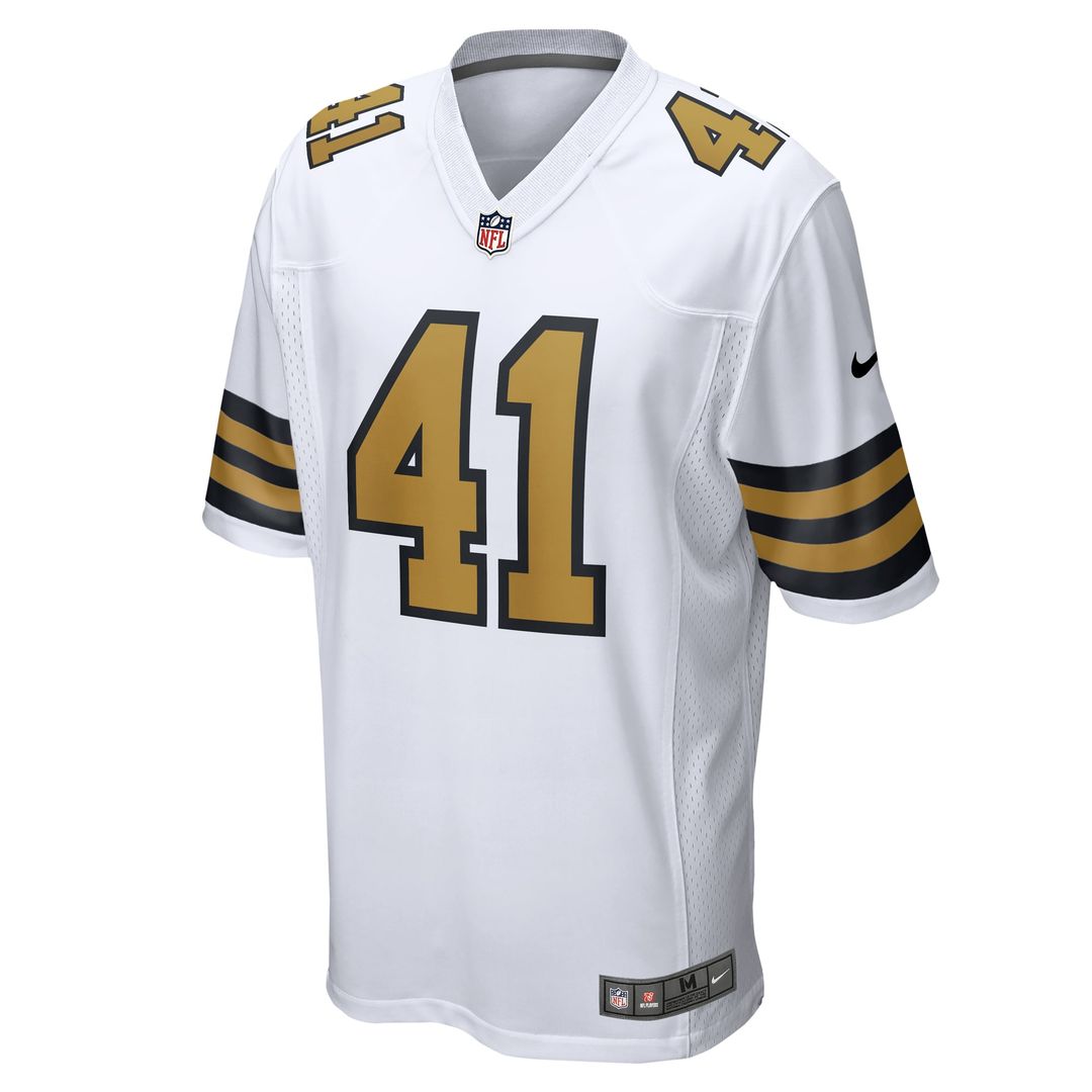 New Orleans Saints Alvin Kamara Nike White Alternate Game product image 2