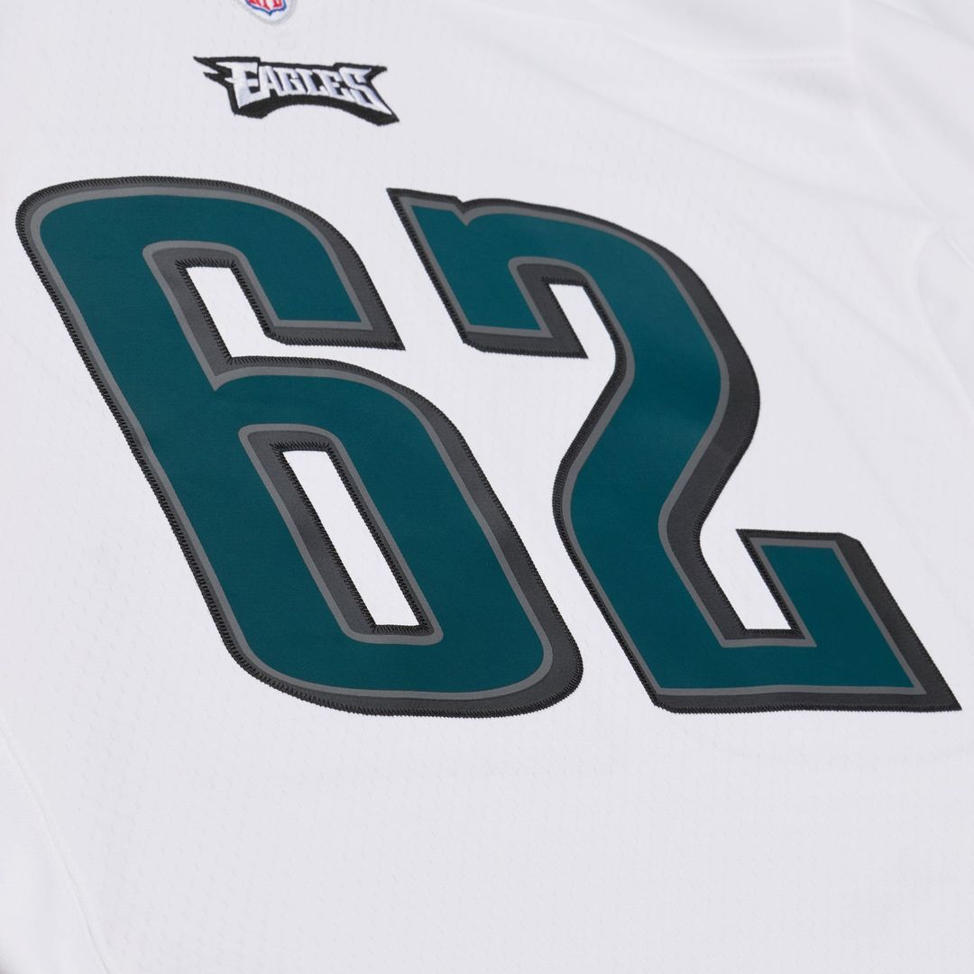Philadelphia Eagles Jason Kelce Mitchell & Ness White Big & product image 5