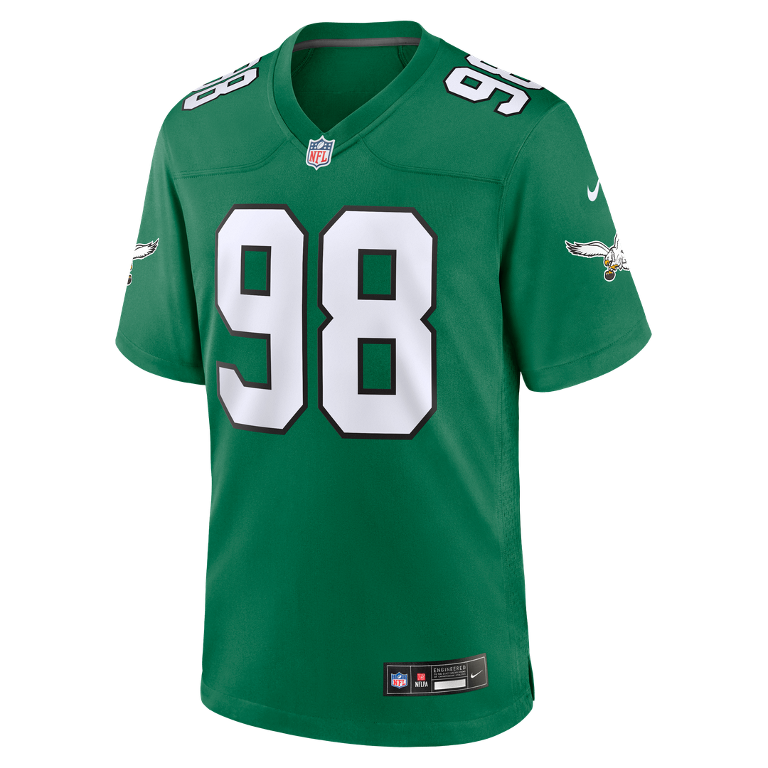 Philadelphia Eagles Jalen Carter Nike Midnight Green Game product image 12
