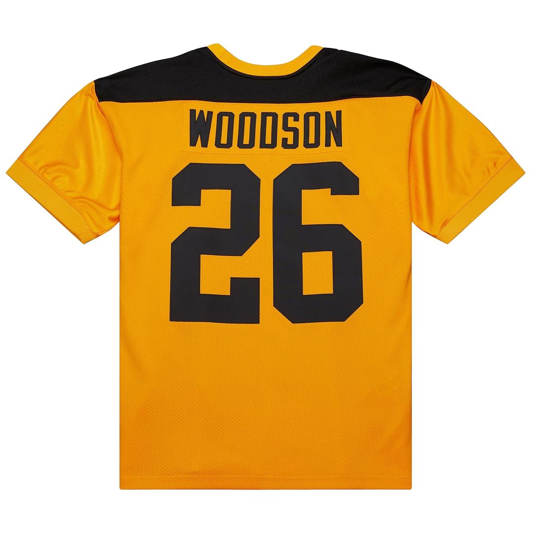 Pittsburgh Steelers 1994 Rod Woodson Mitchell & Ness Gold product image 3