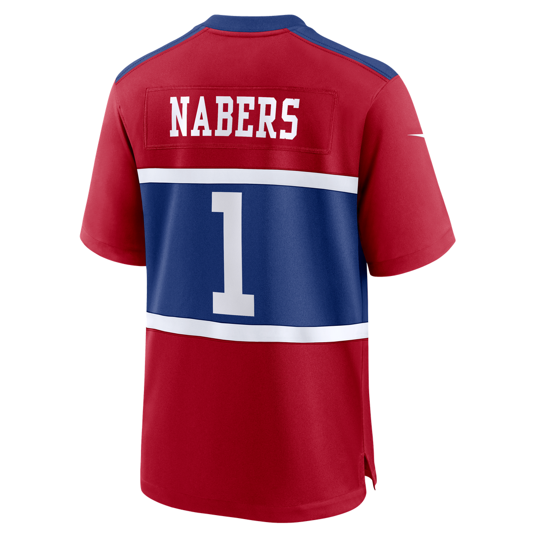 New York Giants Malik Nabers Nike Century Red Alternate product image 7