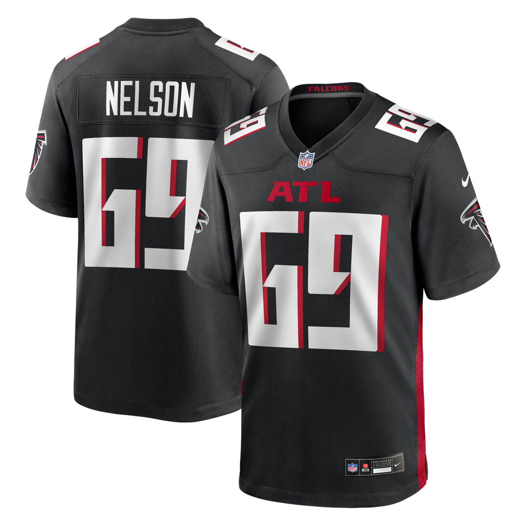 Atlanta Falcons Jack Nelson Nike Black Game Jersey product image 1
