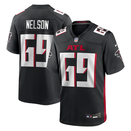Atlanta Falcons Jack Nelson Nike Black Game Jersey product image 1