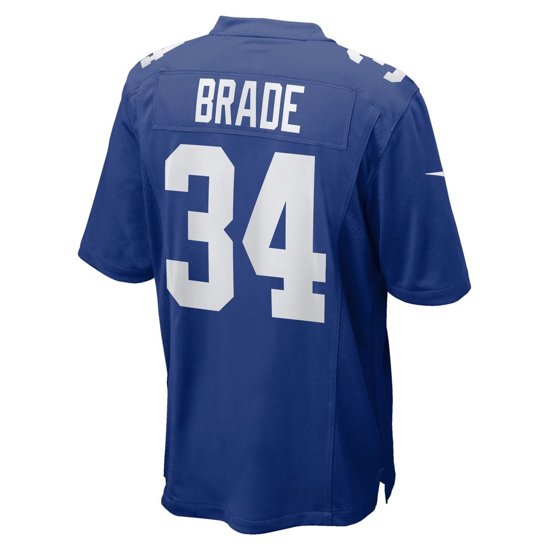 New York Giants Beau Brade Nike Royal Game Jersey product image 3