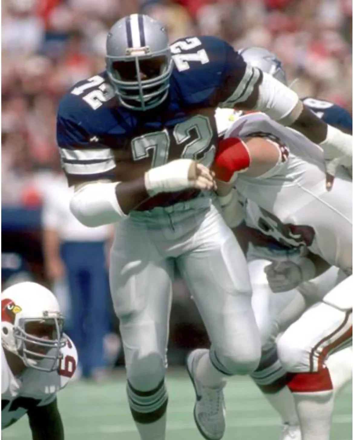 Ed Too Tall Jones Dallas Cowboys Official NFL Jersey Mitchell & Ness product image 4, provided for visual reference and