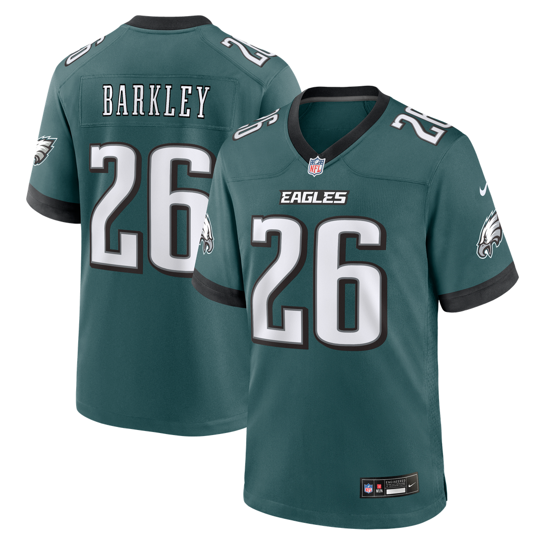 Philadelphia Eagles Saquon Barkley Nike Midnight Green Game product image 1
