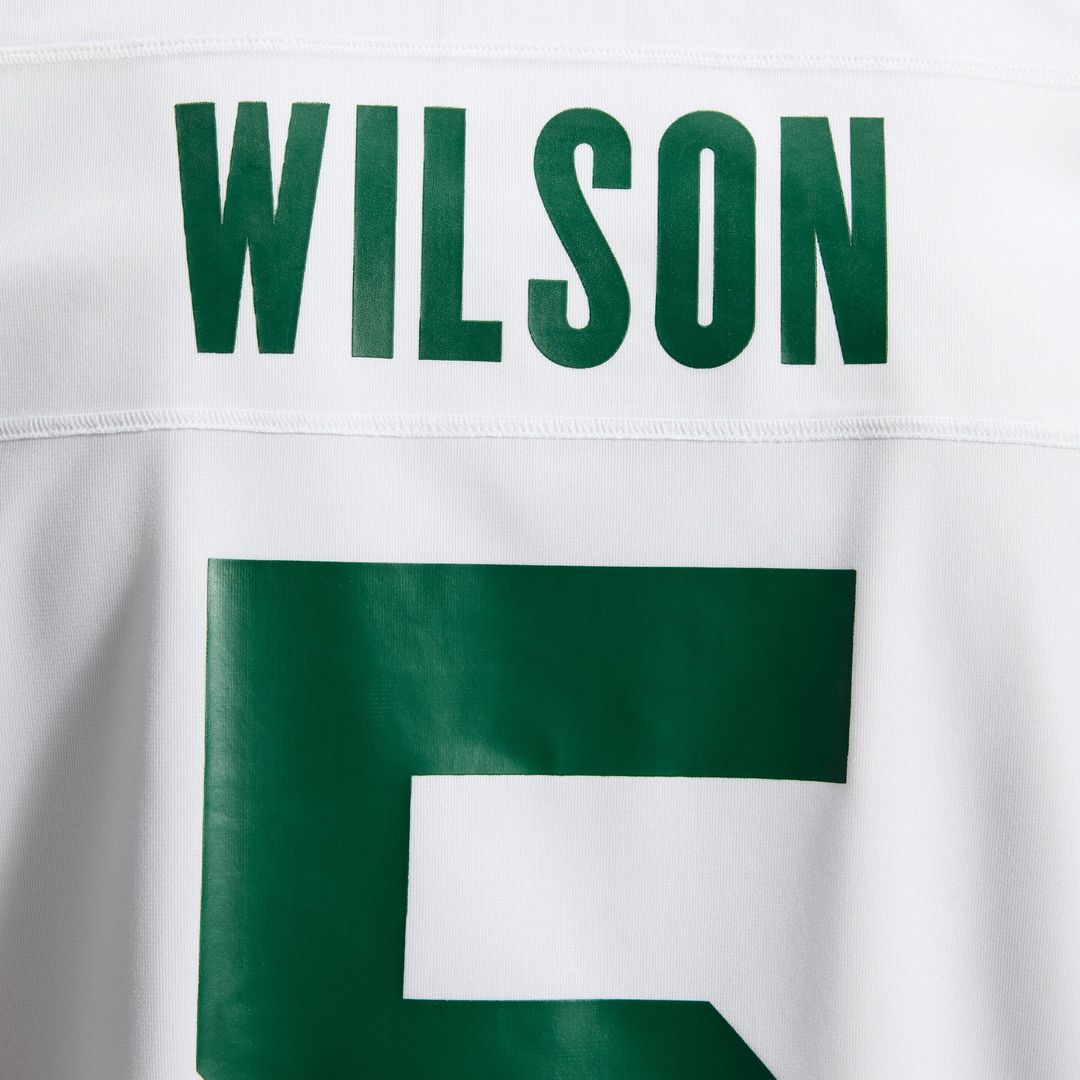 New York Jets Garrett Wilson Nike Legacy White Game Jersey product image 12