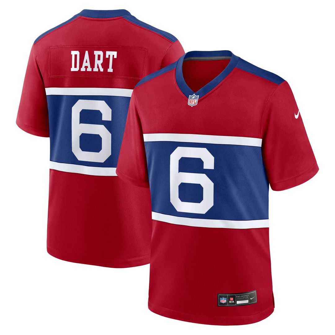 New York Giants Jaxson Dart Nike Royal Game Jersey product image 30