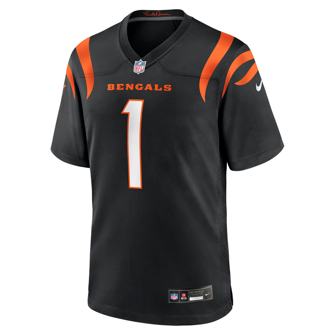 Cincinnati Bengals Number 1 Dad Nike Black Game Jersey product image 2