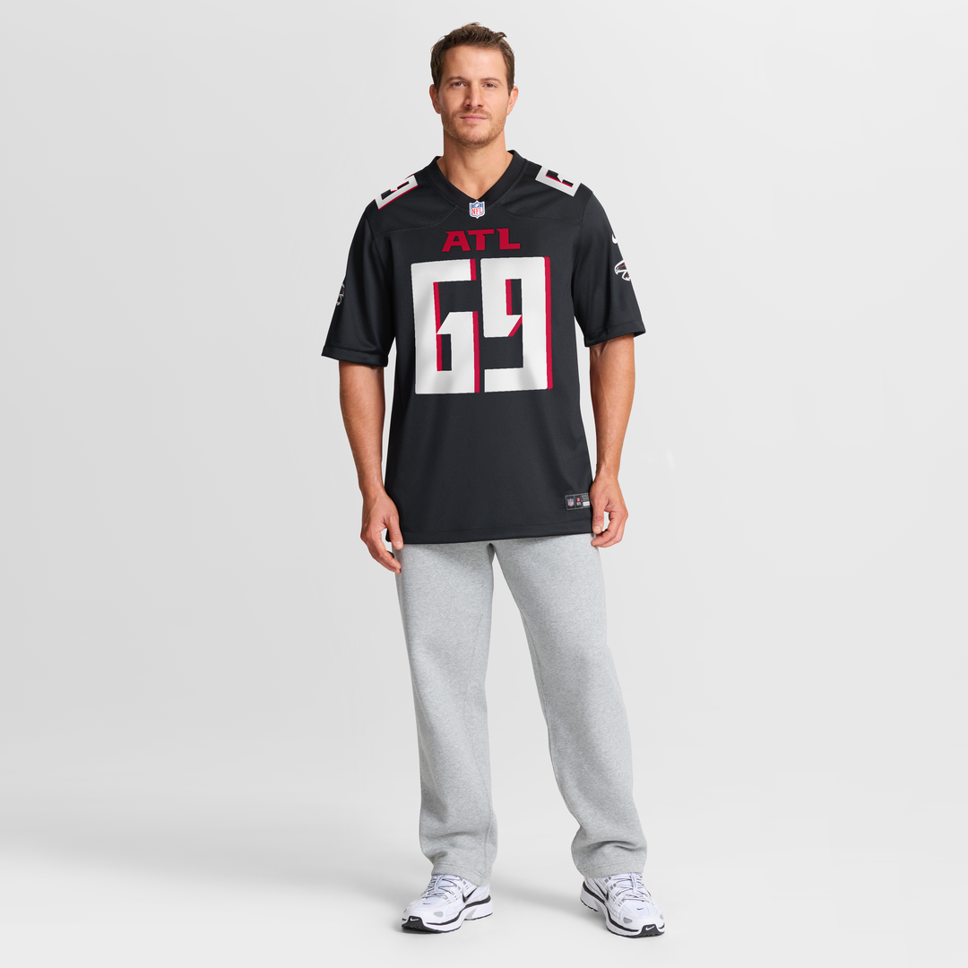 Atlanta Falcons Jack Nelson Nike Black Game Jersey product image 7