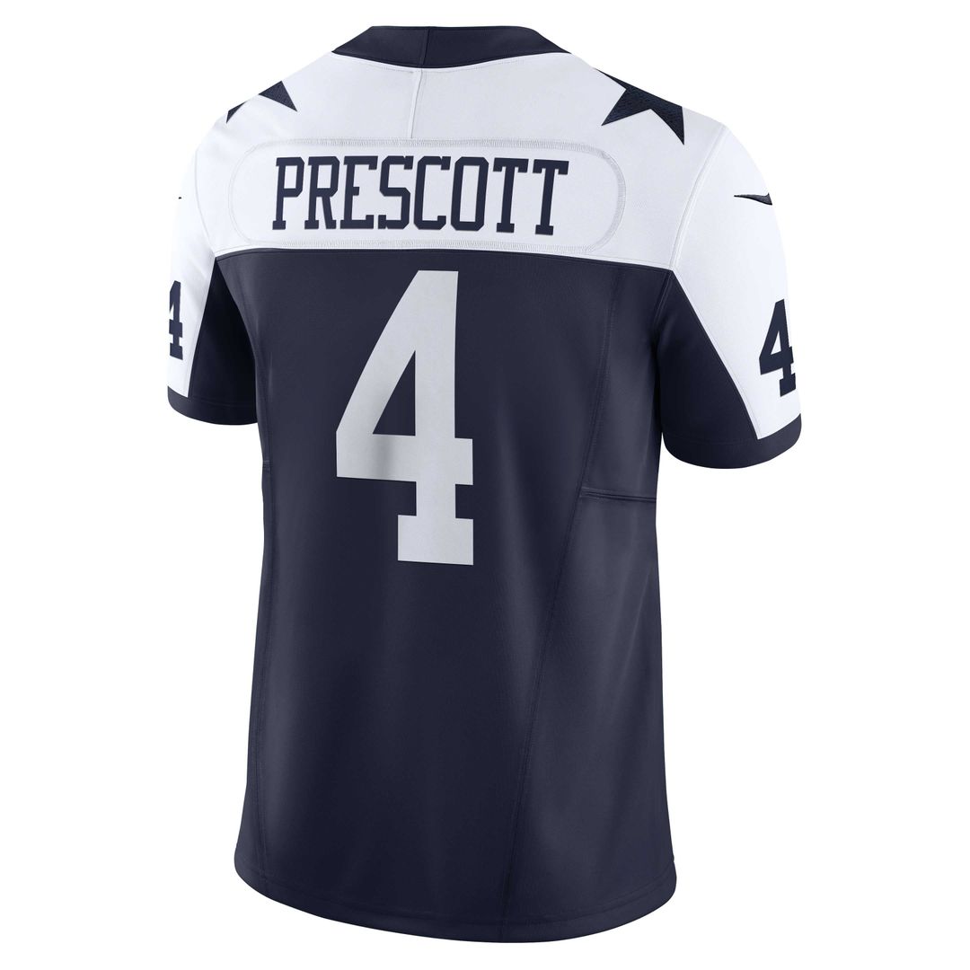 Dallas Cowboys Dak Prescott Nike Navy Vapor FUSE Limited product image 3