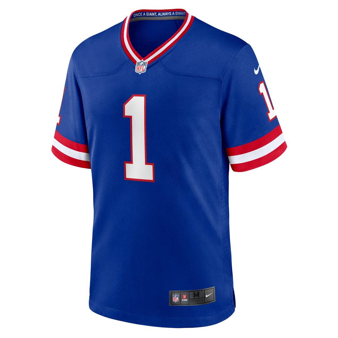 New York Giants Malik Nabers Nike Royal Game Jersey product image 2